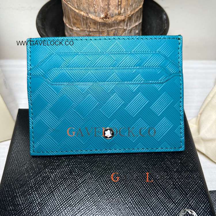 Copy Mont Blanc Extreme 3.0 Men's Credit Card Holder Sky Blue